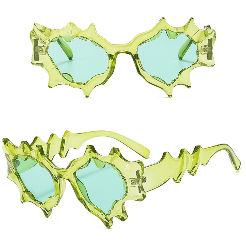Futuristic Uv400 Protection Punk Sunglasses Colorful Cat Eye Sunglasses Irregular Sun Glasses For Women & Men