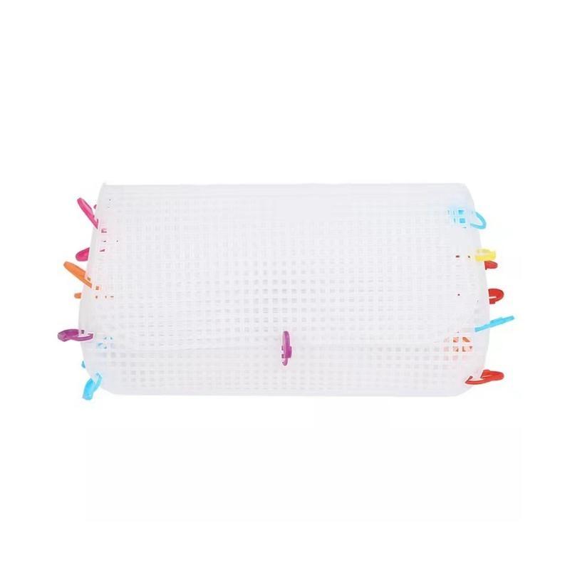 Plastic Mesh Canvas Sheets Clear Plastic Mesh Sheet for Crochet Purse Making S белый