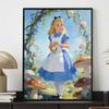 Disney Alice in Wonderland Diamond Painted Mosaic Art Painting Kit Handmade DIY Gift Home Decor Wall Art Craft Decor