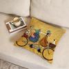 S-Sam Toft Art Cushion Cover Fabric Soft Furnishing,Pillowcase, Cushion Cover, Sofa Pillow, Home Decoration