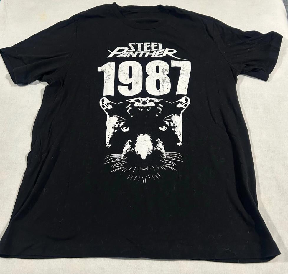 Vtg Steel Panther Band Cotton Black All Size T Shirt For Men BL484 Unisex T-Shirt XXXXL