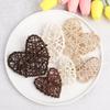 Gift Wedding Party Supplies Hanging Pendants Christmas Tree Ornament Home Decorations Wood Coffee White Rattan Ball Heart Stars