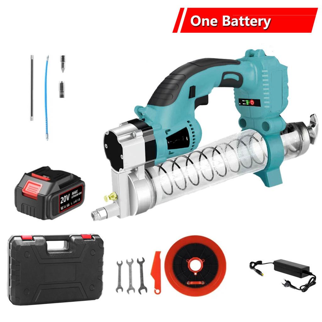 10000 PSI Cordless Oil Injector Brushless Professional Electric Grease Gun Portable Automotive Greaser Power Tools