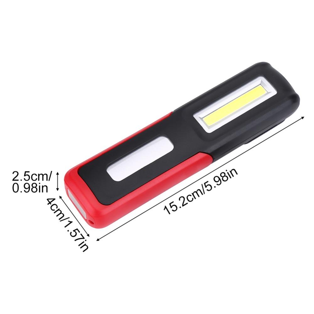 Two Lighting Modes COB Working Lamp Rechargeable Magnet Hook Portable Work Light Waterproof Magnetic Flashlight