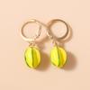 Cute Simulation Fruits Earrings for Women Grape Strawberry Apple Drop Earrings Girls Jewelry Gift