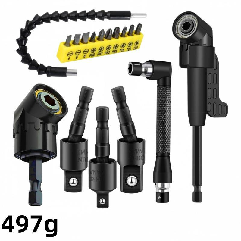 GeiBei 105° Bend Screwdriver Direction Changer with Hex Shank for Electric Drills