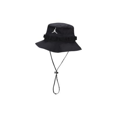 Jordan Logo Embroidered Bucket Hat Unisex Hats Black FD5188-010