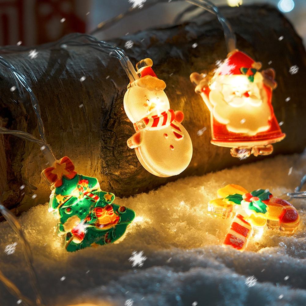 1.5/3/6m LED Christmas Decoration String Light Santa Claus Christmas Trees Battery USB Copper Wire Lighting for Home Decor