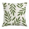 Simple Plant Pattern Decoration Home Small Fresh Fashion Pillowcase Decorative Pillowcase Cushion Cartoon Square