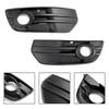 2 ST Främre Stötfångargrill Dimljus Lampkåpor Trim 8R0807681A 8R0807682A Passar Q5 2009-2012