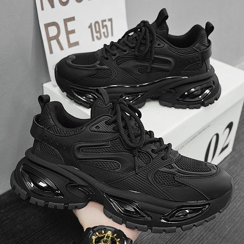 Shoes men's shoes 2025 new summer casual versatile height-increasing dad shoes men's mesh breathable casual sports shoes