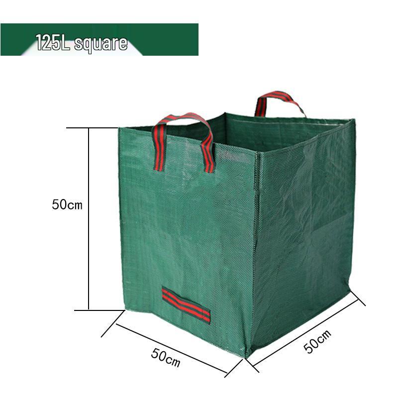 Thickened Large Capacity Square Compost and Leaf Waste Storage Bag