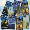 Husă Telefon pentru Samsung Galaxy S25 S24 S23 iPhone 16 15 Xiaomi Redmi Note 14 13 12 16E X 11 Pro Max OPPO Moto Huawei Tapet Floarea Soarelui Van Gogh Husă