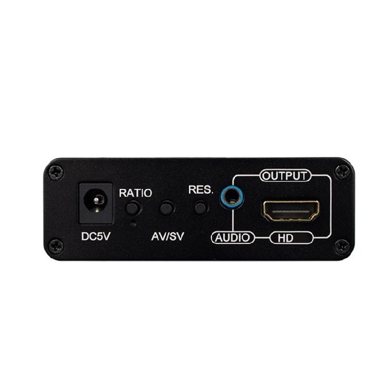 HDTV to 3.5mm Switcher Adaptor AV S-Video Switcher Transmiter Signal Optimization Technology Converters for Gaming Console