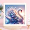 DIY Rhinestone Decorative Painting Elegant Swan Diamond Painting Home Decoration Hanging Painting 5D Diamond Art Embroidery Kit