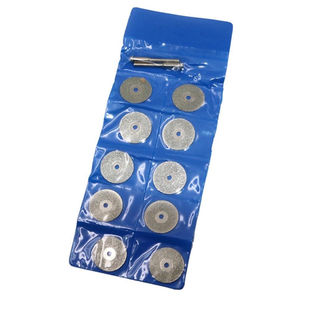 Thin and 10pcs Diamond Cutting Discs for Gem stones and Metal Cutting