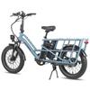 Fafrees FF20 CUV - Elektrisches Lastenrad - 250 W - 48 V - 24 Ah - 20-Zoll-Nabe - Höchstgeschwindigkeit 25 km/h - Blau