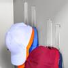 Wall Mounted Hat Rack Strong Adhesive Baseball Hat Holder Organizer Hat Hangers for Baseball Cap for Wall/Door/Closet