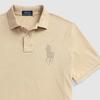 Polo Ralph Lauren Solid Logo Embroidered Casual Short Sleeve Polo Shirt Men tops Beach-Beige MNPOKNI1N822752-250