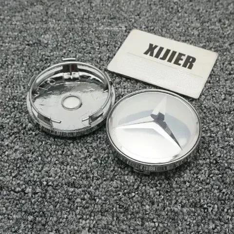 AABGU1 4 pieces 60MM Car Wheel Center Hub Caps Cover decorate Accessories For MERCEDES BENZ AMG W166 W253 X253 X205 GLC/GLE/ML-class