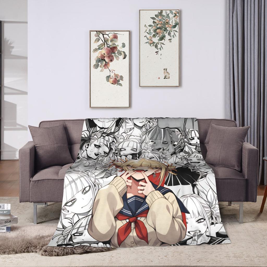 My Hero Academia Super Soft Blankets  Airplane Travel Plush Throw Blanket Aesthetic Couch Bed Flannel Bedspread Sofa Bed Cover