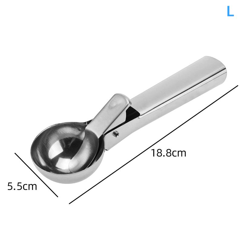 Stainless Steel Ice Cream Scoop And Scooping Tool, Multi-Functional Ice Cream Scoop And Scooping Tool, Ice Cream And Fruit Scoop