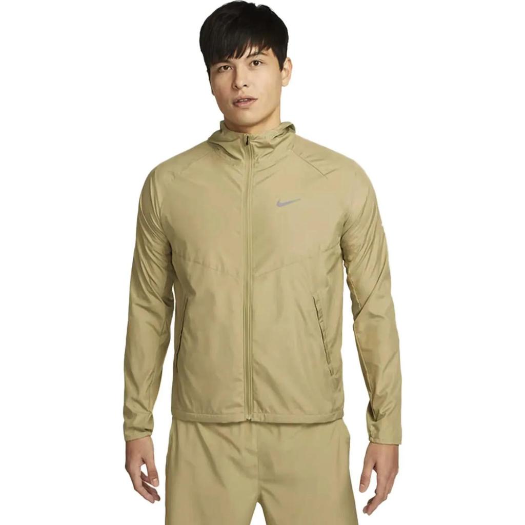 Nike MILER Jackets Men's Khaki Hooded Moderate Other (Unisex) Jackets DD4747 276