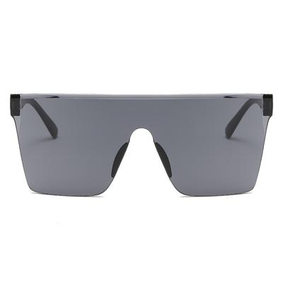 Occhiali da Sole alla Moda Uomo Donna Quadrati Montatura Grande Oversize Maschera Sportiva Marca Designer Vintage Occhiali da Sole Lenti UV400 Oculos