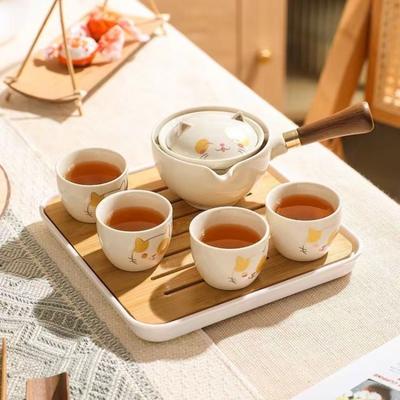 Chinesischen Stil Kung Fu Tee-Set Hause Tragbare Reise Büro Damen Exquisite Bubble Tea Set Teetasse Set