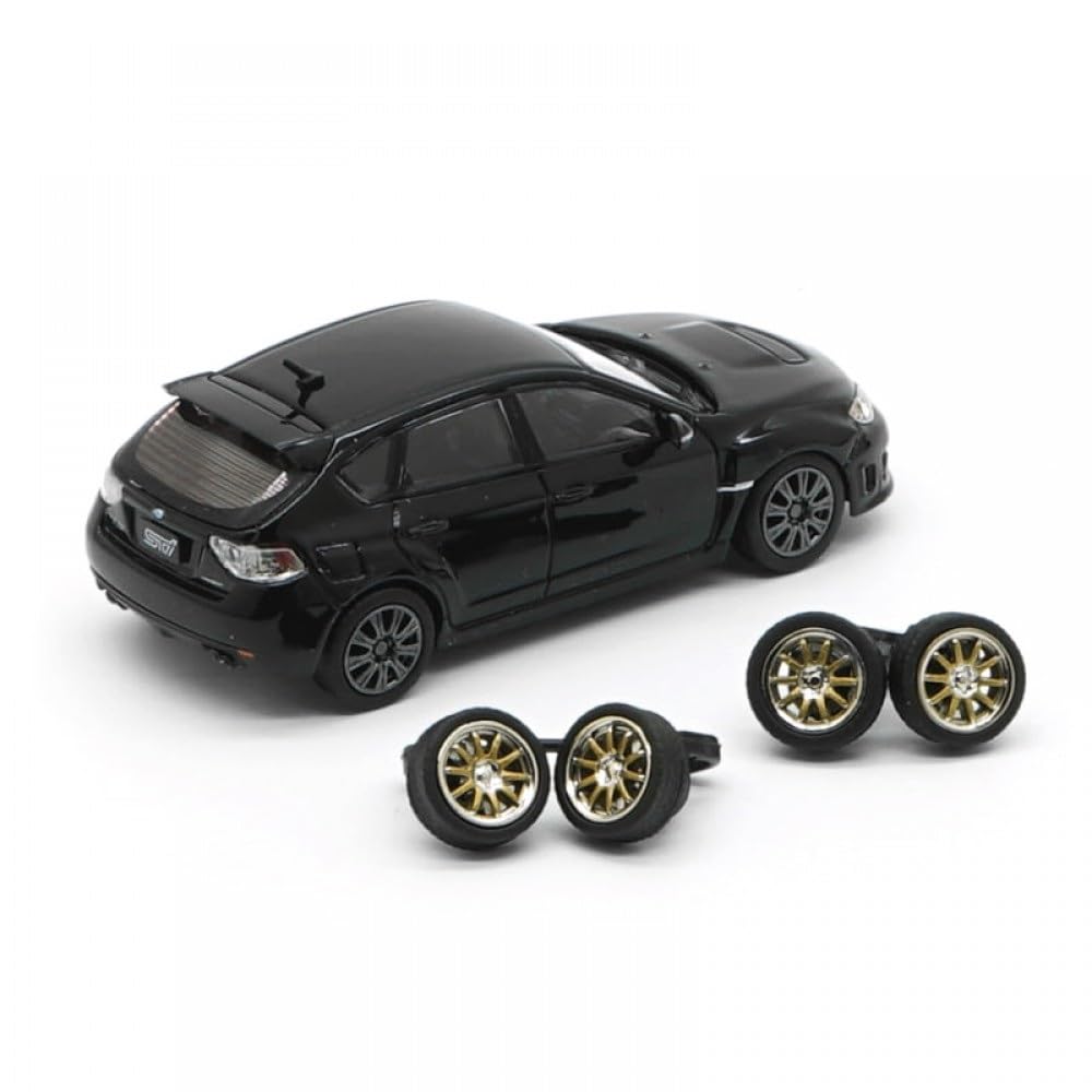 BM Creations Subaru 2009 Impreza WRX Black RHD Scale Model 64B0112 1/64