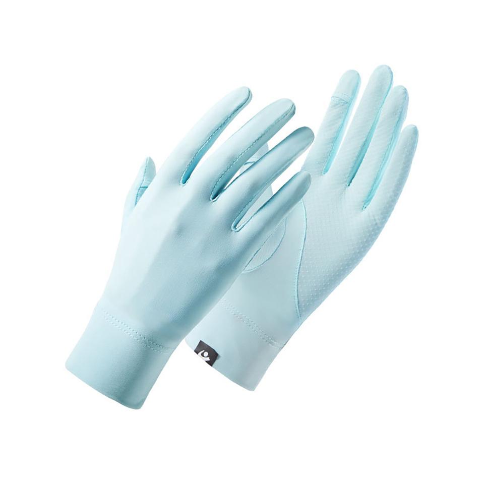 Loogdeel Upf50+ Sunscreen Breathable Fashion Driving Running Gloves Cold Ice Silk Bike Thin Silicone Anti-Uv Gloves Women Men