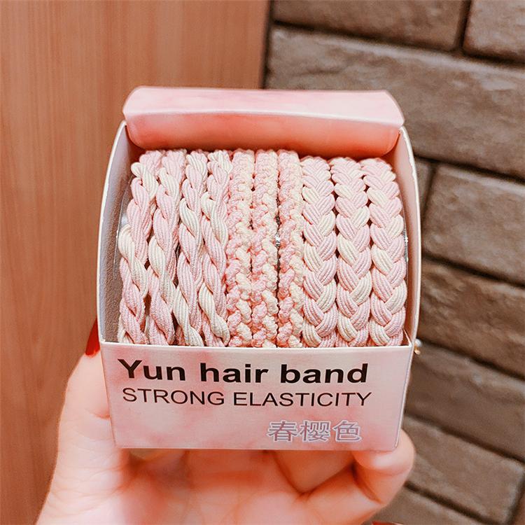 Candy Color Elastic Hair Bands for Women s High Elastic Hair Circle Rope Hair Accessories Headwear Headdress