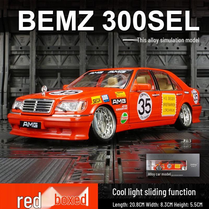 

Jinlifang 1901-401 Сплавная модель автомобиля лоурайдера Mercedes-Benz W140 S320