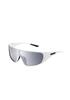 Dee Franklin Nell Matte Sunglasses, White/Silver Revo, DFSU909001-WHIT