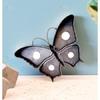1 Pcs Butterfly Shape Fiber Wall Mirror with Acrylic Golden Aesthetic Frame with Hook for Hanging On Walls