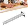 Accurate  ing T Ruler Stainless Steel Woodworking Scribing T Ruler High Accuracy Carpenter   T Ruler Measuring Tool