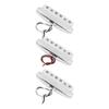 3Pcs Guitar Pickup Single Coil Set Alnico 5 Magnetic Accessory Replacement GMB137White