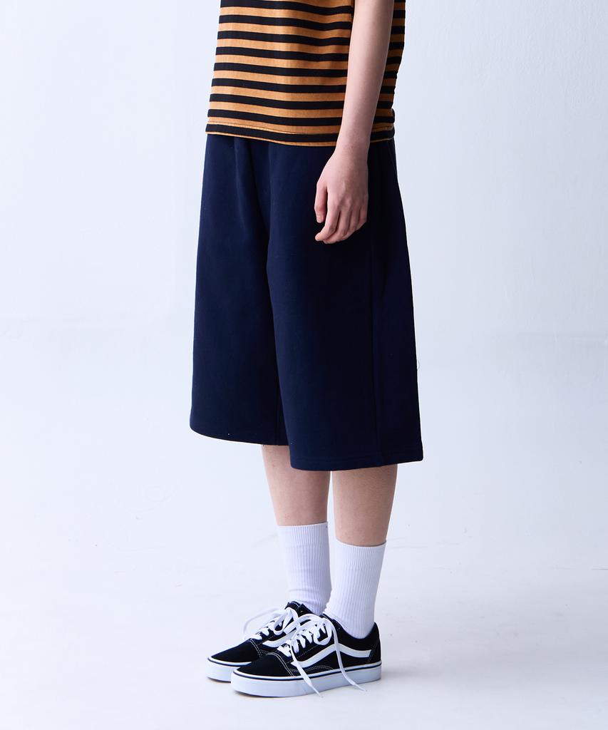 ADERNM Soft Flow Bermuda Elastic Pants Navy