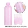 Root Comb Applicator Bottle for Hair Dye with Brush and Graduated Scale for Precision Application
