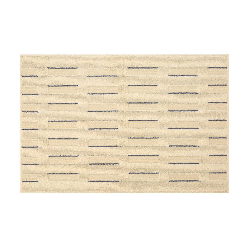 Polypropylene L-Shaped Non-Slip Oil and Water-Resistant Nordic Style Kitchen Floor Mat