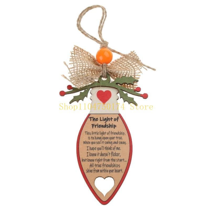 Christmas Friendship Ornaments for Christmas Tree Decorations XmasPresent Gifts top sale