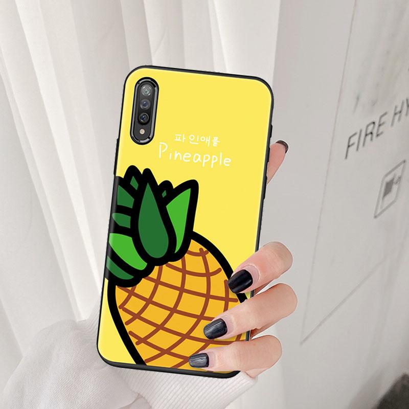 Fresh Green Pink Summer Fruit Soft Silicone TPU Phone Case for Huawei Honor 9S IPhone Samsung Galaxy A20s A21s A50s Xiaomi Redmi 8A 9A 9C OPPO Etc