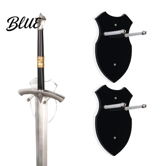 Sturdy Black Swords Easy Mounted Vertical Space Wall Rack Mount Acrylic Saving Holder Display Stand