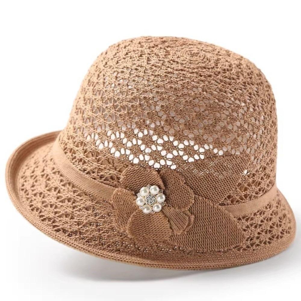 Floral Decoration Mother Flower Bucket Hat Adjustable Fisherman Hat  Shopping Gatherings хаки