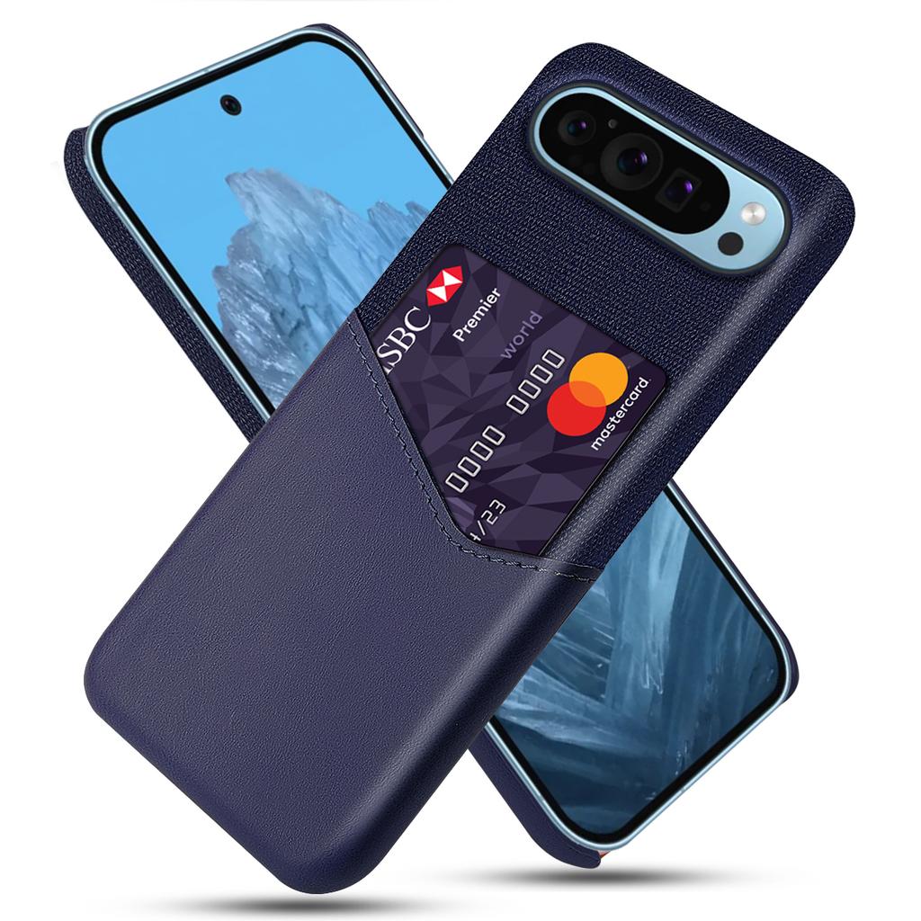 For Google Pixel 9/Pixel 9 Pro Case Anti-Collision Card Slot Cloth Texture Smart Phone Cover