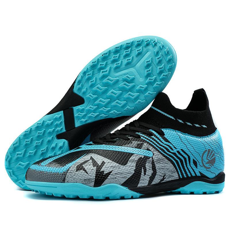 Foreign trade 2025 new high-top football shoes youth AG long nails TF broken nails children's training sports shoes