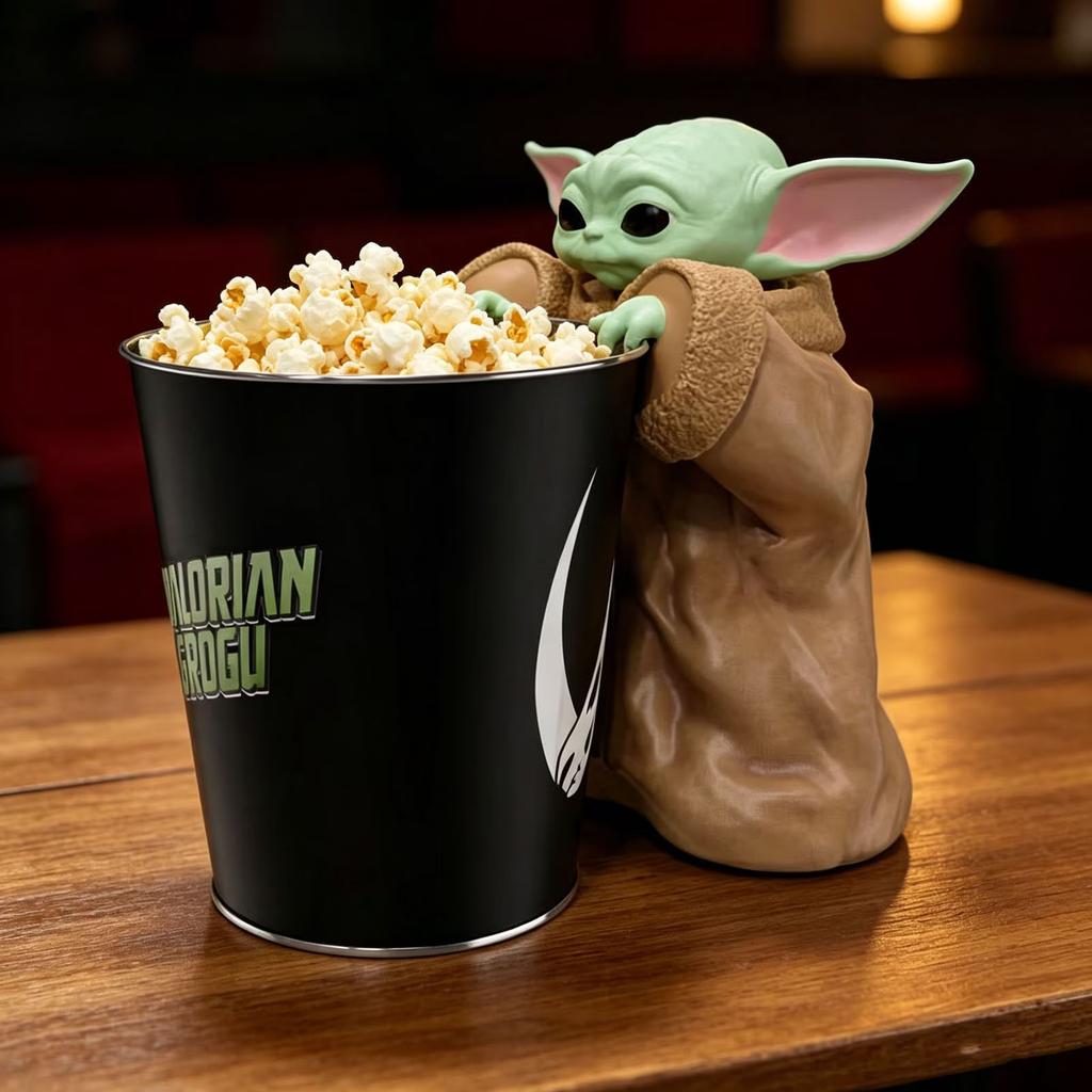 Seau à Popcorn Grande Capacité avec Design Personnage pour Fêtes de Home Cinéma et Soirées Cinéma Matériau Durable Facile à Nettoyer