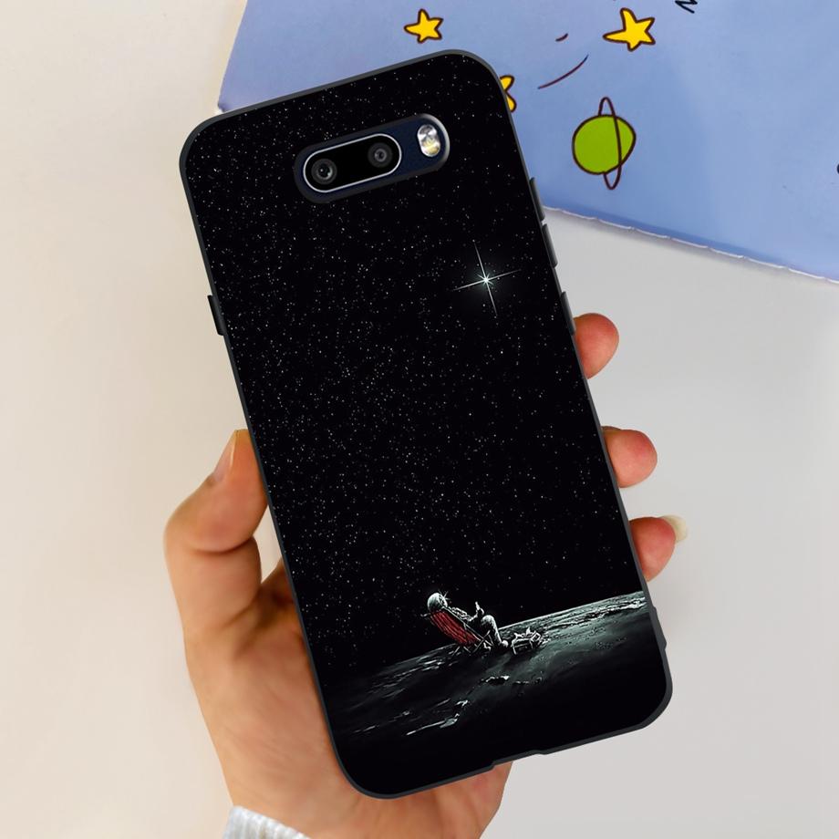 For LG G8X ThinQ Case Camera Protection Soft Clear Back Cover For LG V50S Thinq LGV50 ThinQ Phone Bumper Marble Skull Pattern