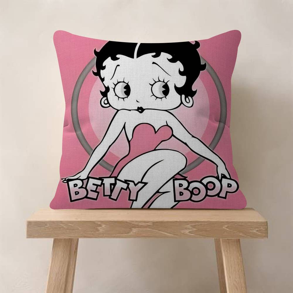 Pretty Cartoon BBetty Bboop Pillow Gift Home Office Decoration Bedroom Sofa Car Cushion Cover Case x