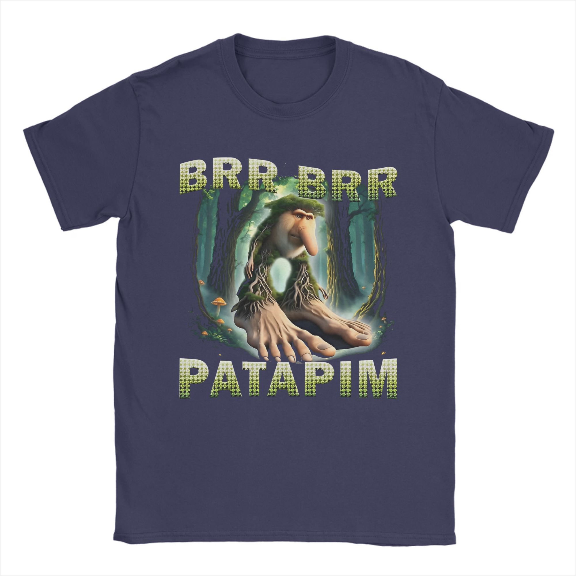 

Brr Brr Patapim Funny Italian Brainrot Meme Graphic Print T Shirts Men Women 100% Cotton Tee Shirt Clothing 4XL